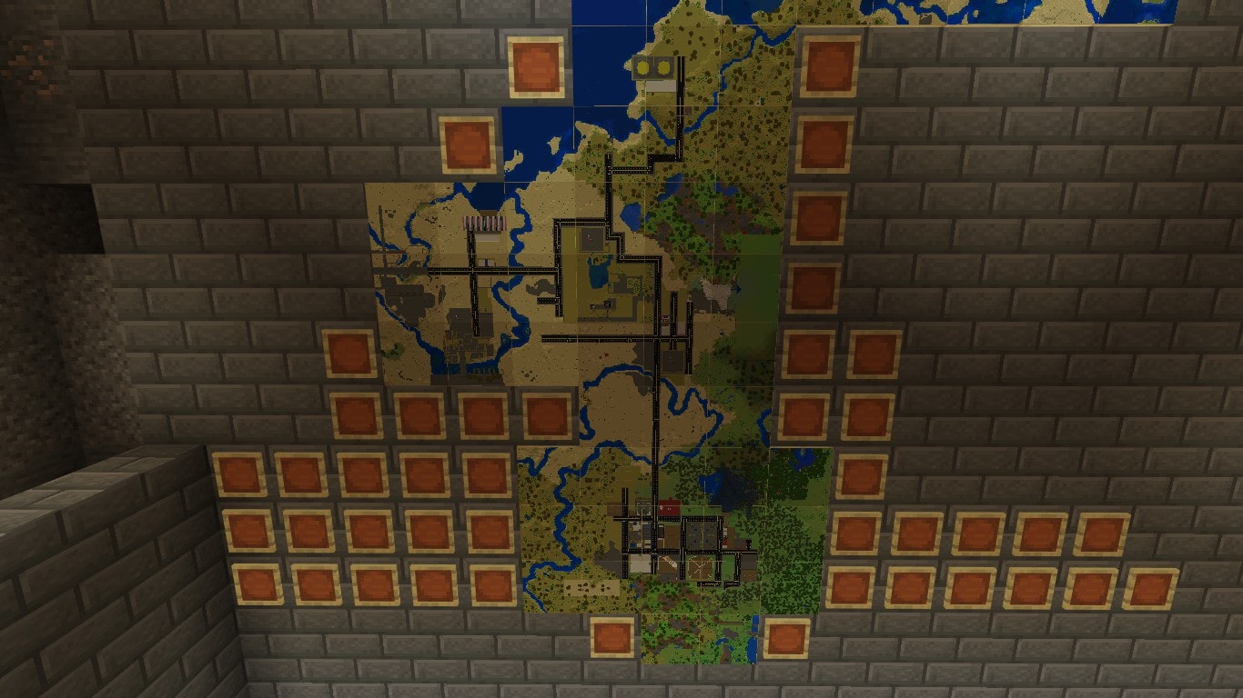 Mapa de la república en el Cuartel General de las Fuerzas Armadas Urbenianas (Abbadon, Urbenia), 6 de junio del 2020