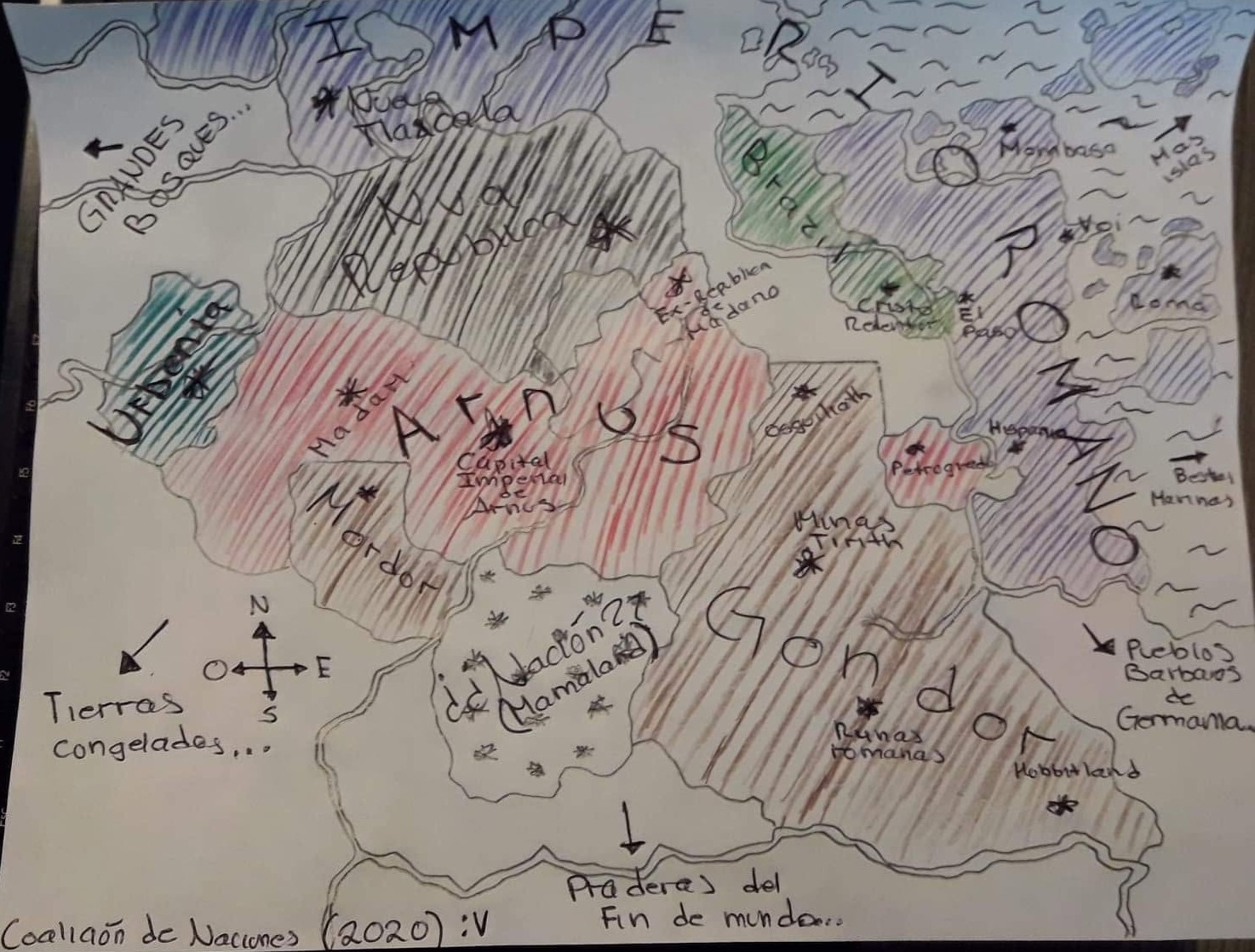 Mapa de la Coalición por Demitrius Augustus (Christopher Abundis), 21 de enero del 2020